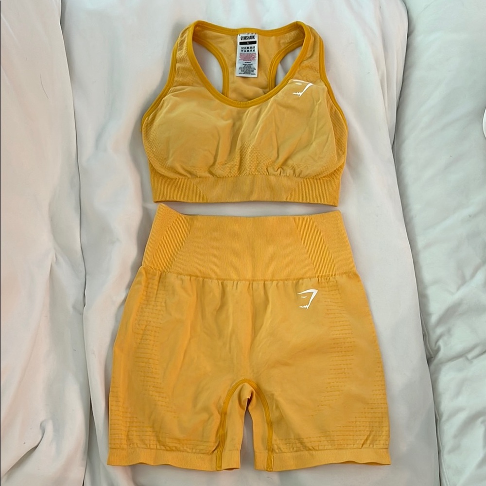 Gymshark Vital Seamless Sports Bra and Shorts Set